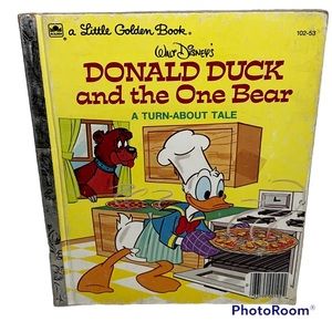 Donald Duck and the One Bear a Little Golden Book 1978